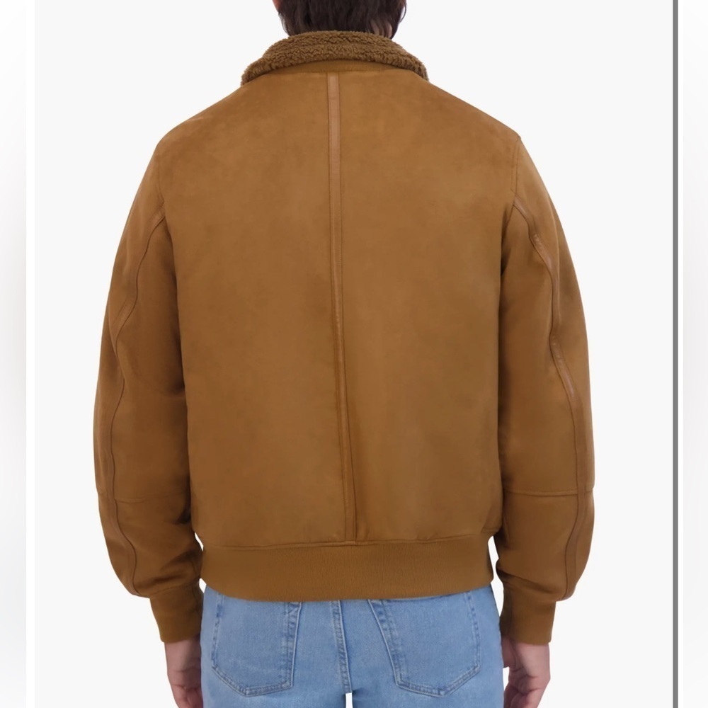 Robert Graham Vegan Suede Bomber Jacket NEW SZ S - Picture 2 of 10